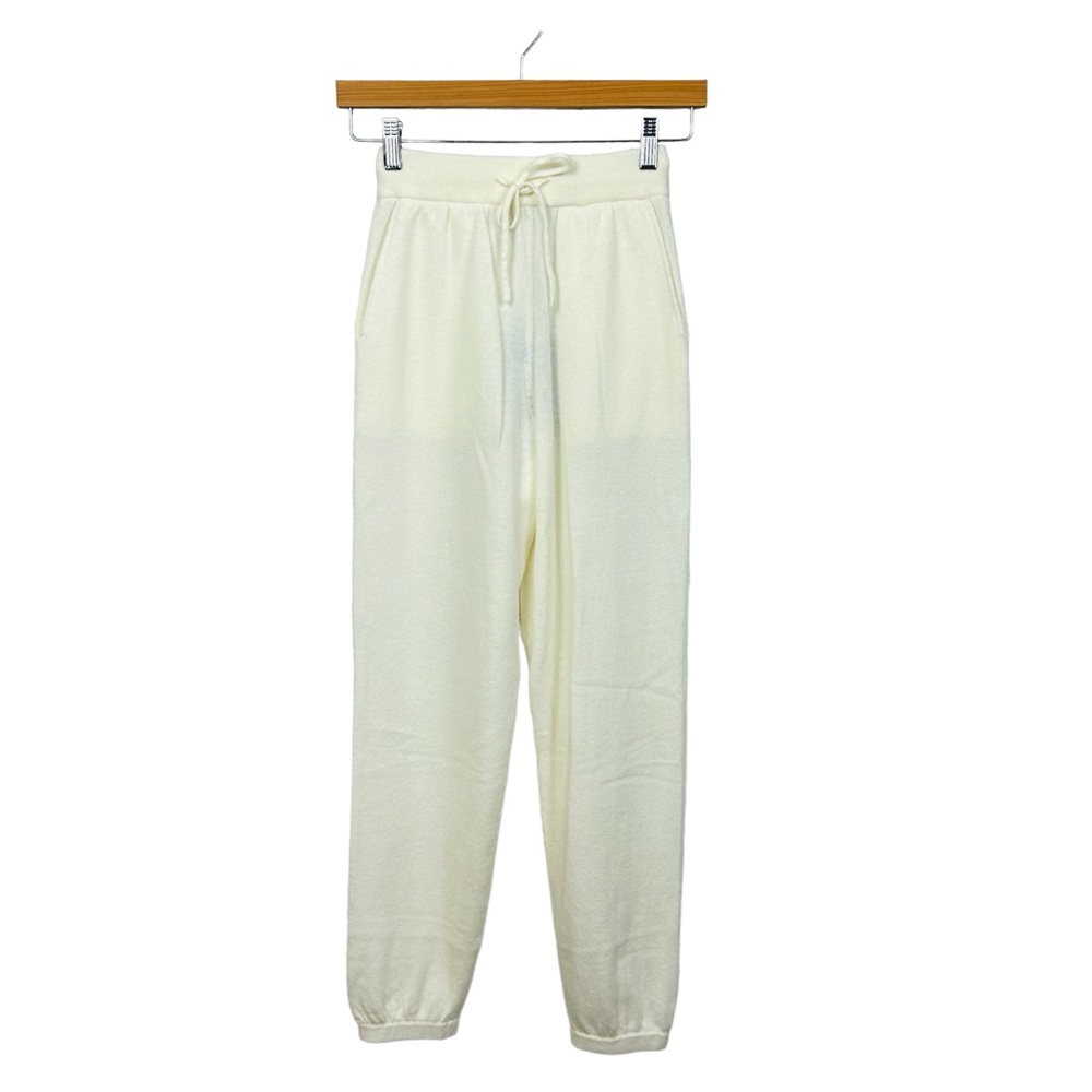 Gentle Herd Wool Joggers XXS Loungewear Cream Off White Pockets